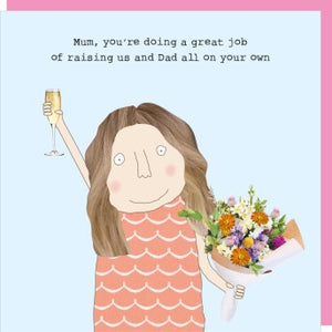 Mum, great job - Rosie Made a Thing Mother's Day card