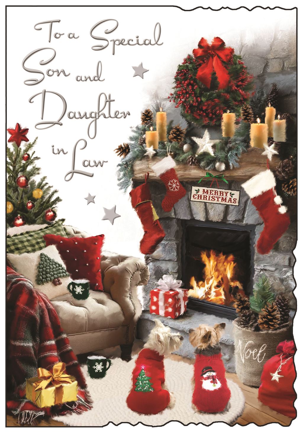 Son & Daughter in Law (living room) - Christmas Card