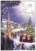 All the Family (carol singers) - Christmas Card