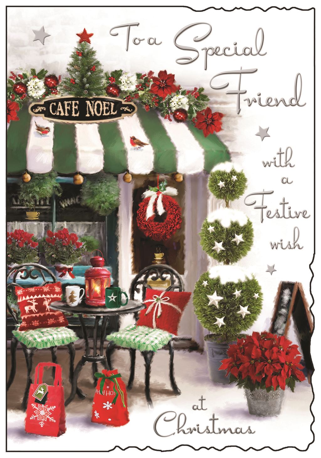 Special Friend (café noel) - Christmas Card