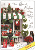 Nephew & Wife (café noel) - Christmas Card