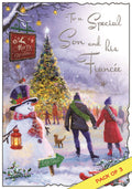 Son & Fiancée (skaters) - Christmas Card