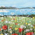 Meadow and sea -  blank card