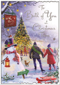 Both of You (skaters) - Christmas Card