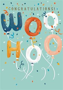 WooHoo congrats card