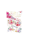 Daughter and Son-in-Law - Anniversary card