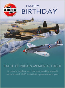 Airfix birthday card - memorial flight