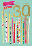 30th Birthday card