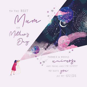 Guide to the universe - Mother's Day card