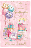 Wonderful Granddaughter - Birthday card