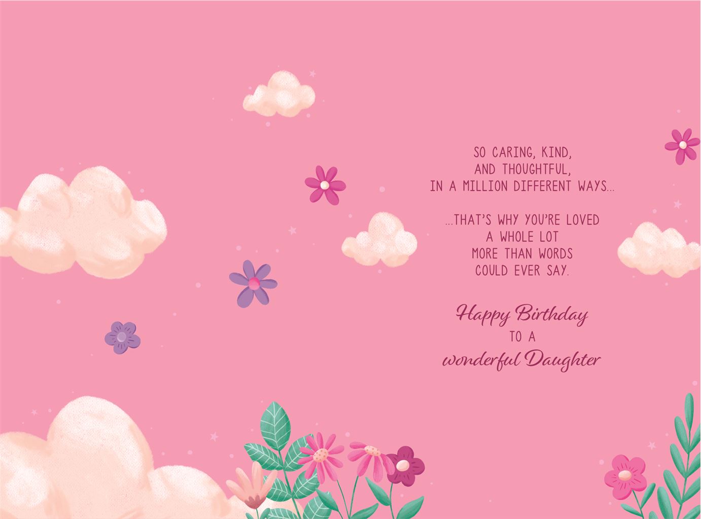 Special Daughter, unicorn birthday card