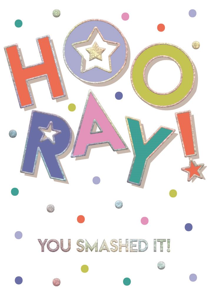 Hooray! You smashed it
