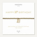 Happy 18th Birthday - Memories bracelet