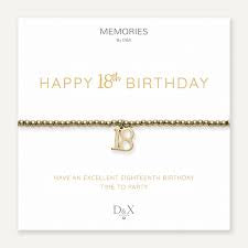 Happy 18th Birthday - Memories bracelet