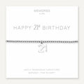 D&X Memories Happy 21st Birthday - Bracelet