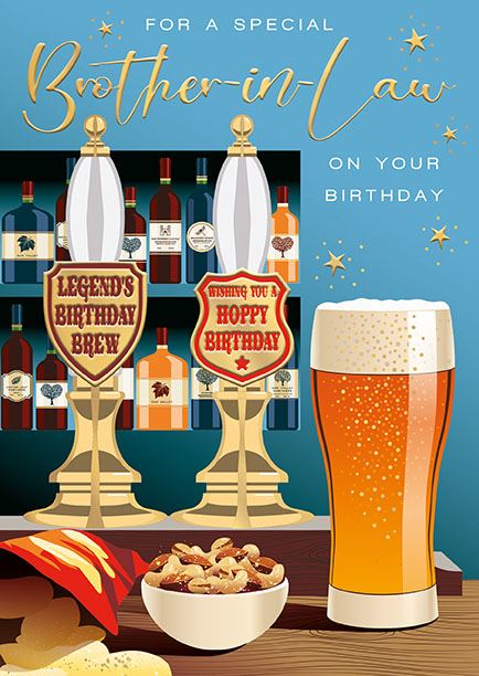 Brother in Law - Birthday Card