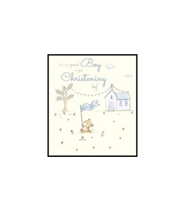 Special boy Christening card