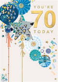 Age 70 Male - Birthday Card