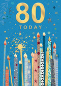 Age 80 Male - Birthday Card