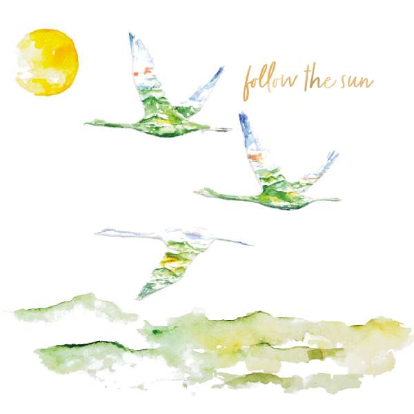 Follow the sun inspirational card by Sarah Epsom