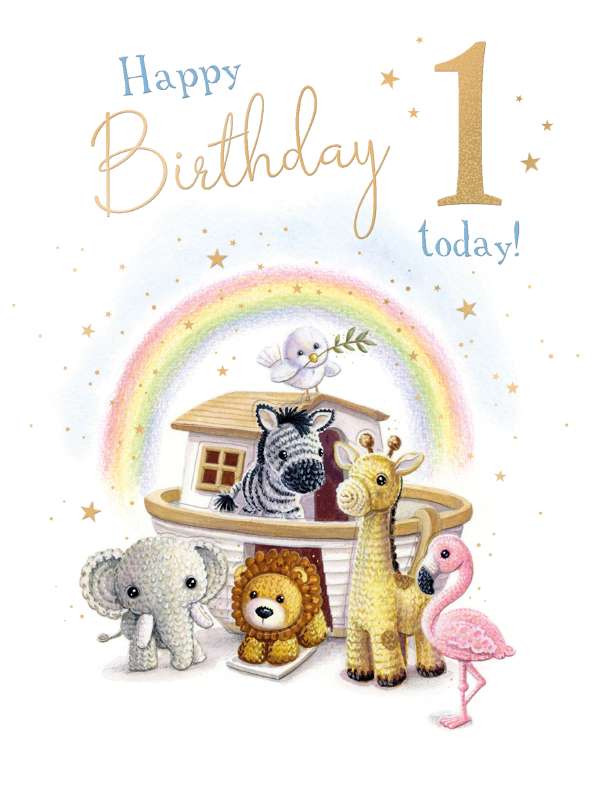 1st birthday card