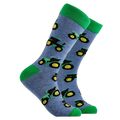 Socktopus green tractor size 9-12 - Adult - Socks