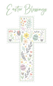 Easter Blessings - pack of 6 cards
