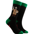 Socktopus wallace & Gromit everyday genius(black) size 9-12 - Adult - Socks