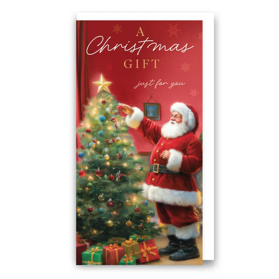 Christmas Money Wallet - Santa