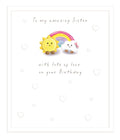 Amazing Sister  Birthday card