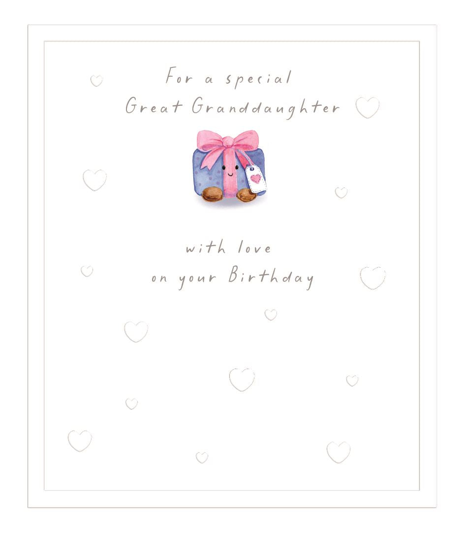 Special Great-Granddaughter Birthday card