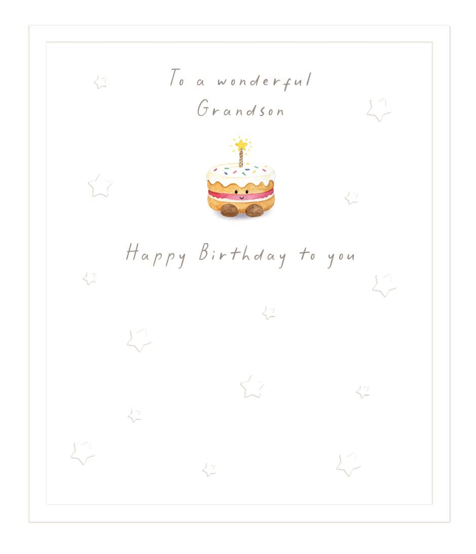 Wonderful Grandson Birthday card