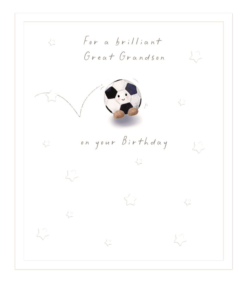 Brilliant Great-Grandson Birthday card