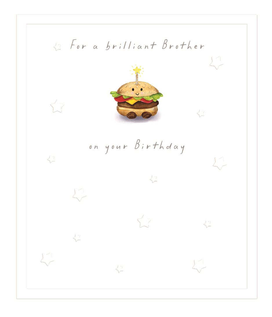 Brilliant Brother - Birthday card