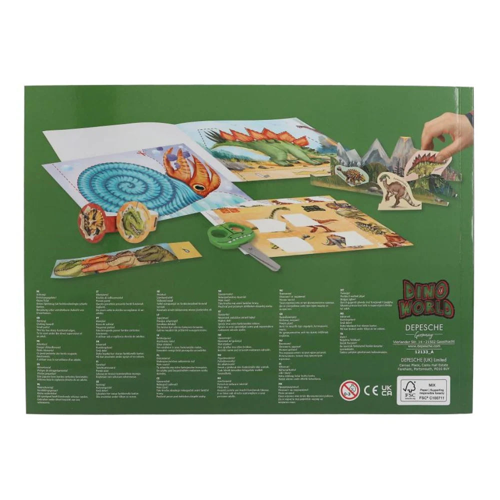 Snip Snap Dino - Book with Scissors