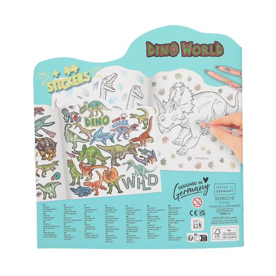 Dino World Colouring Fun - Colouring Book