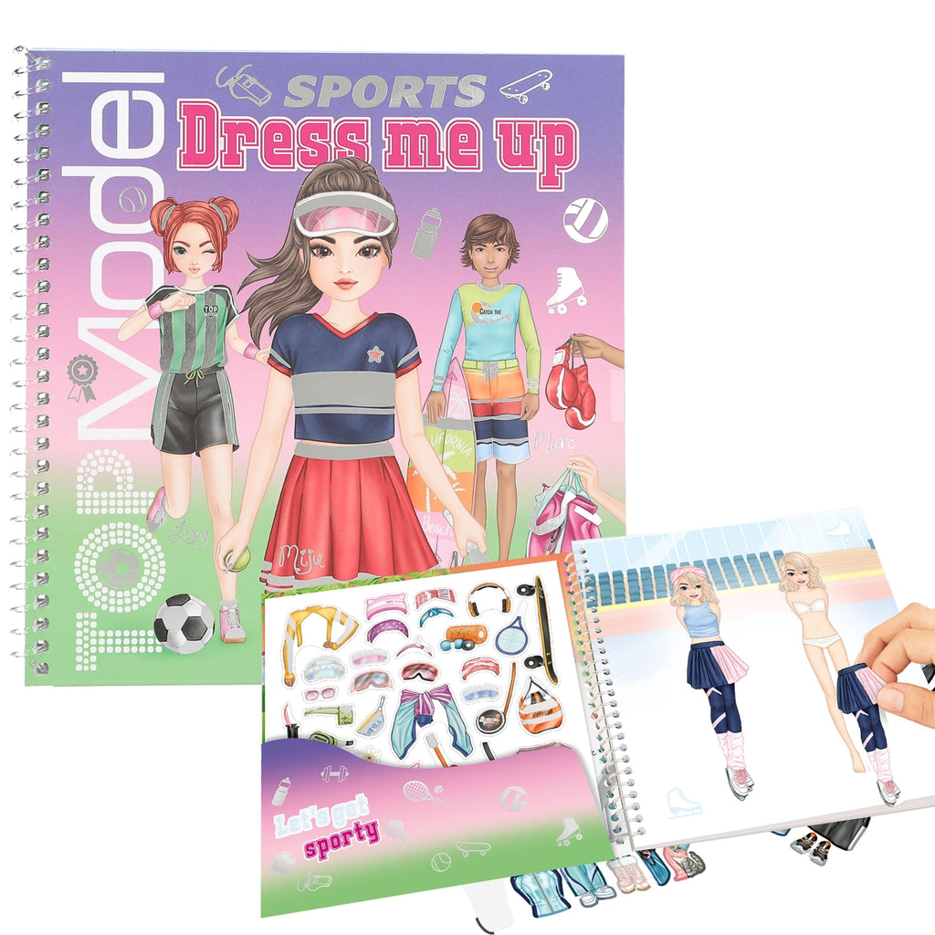 TopModel by Depesche Dress Me Up Sports - Sticker Book