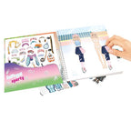 TopModel by Depesche Dress Me Up Sports - Sticker Book