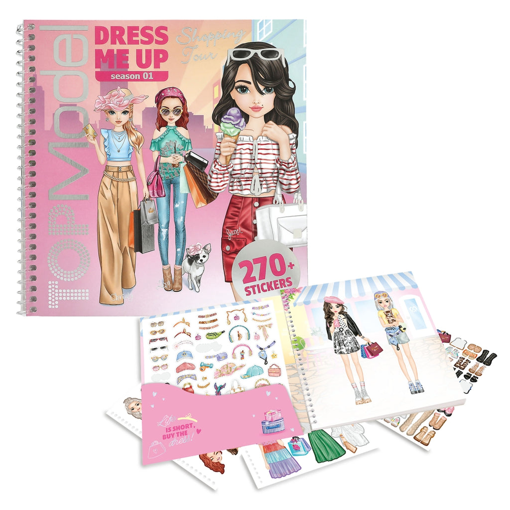 TopModel by Depesche Dress Me Up Shopping Tour - Sticker Book