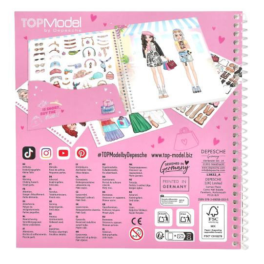 TopModel by Depesche Dress Me Up Shopping Tour - Sticker Book