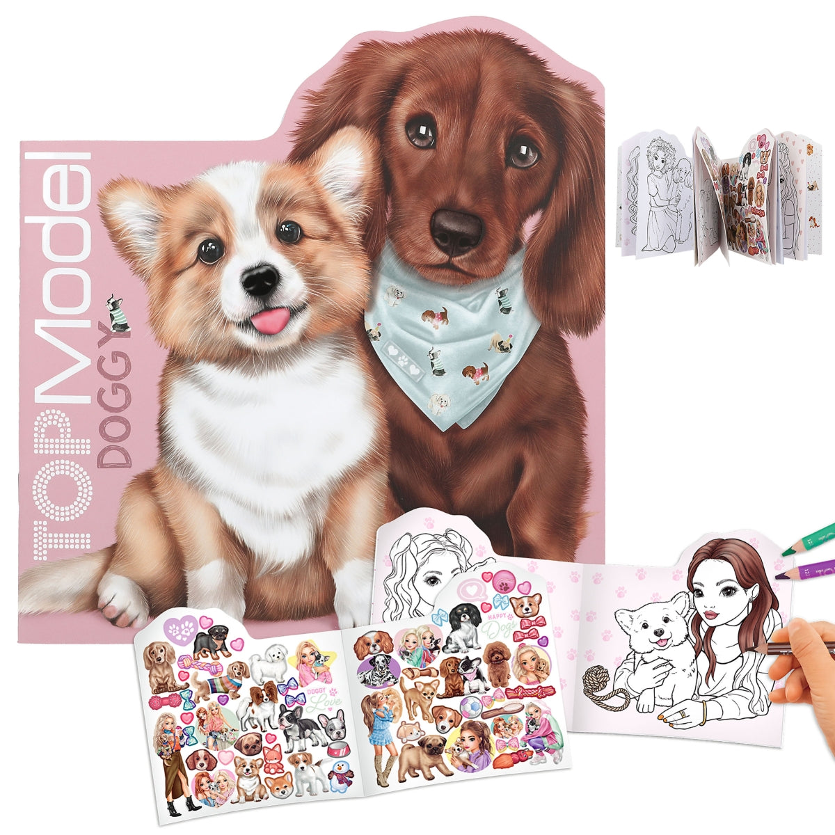 TopModel by Depesche Doggy - Colouring Book