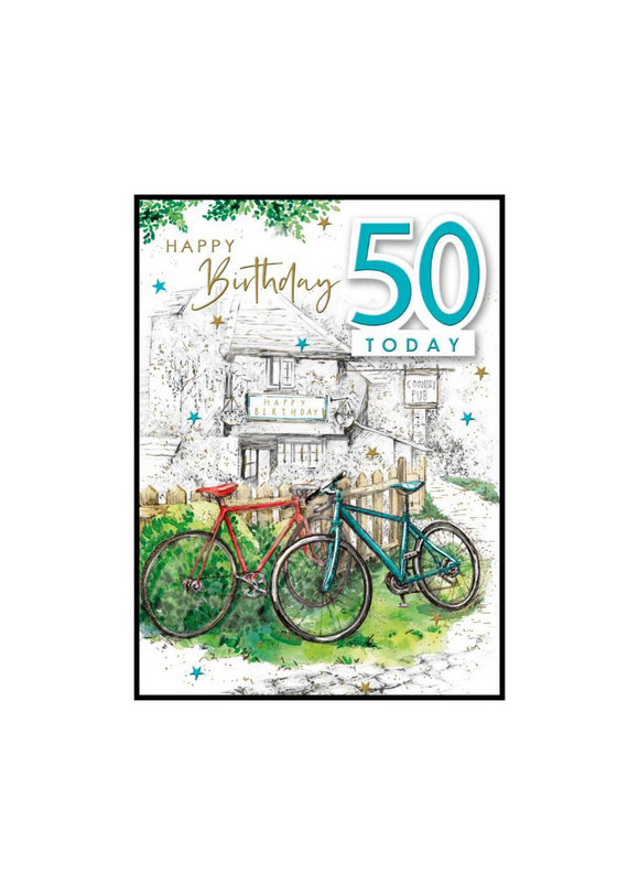 Happy 50th Birthday  card