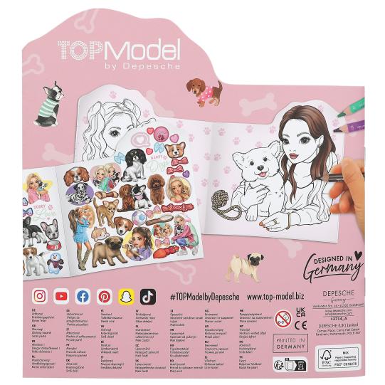 TopModel by Depesche Doggy - Colouring Book