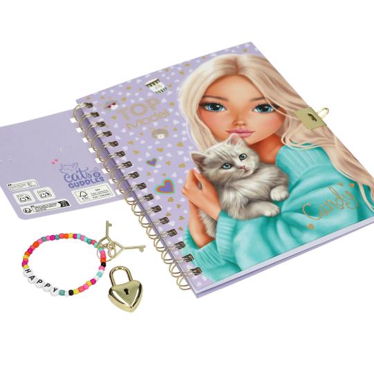 TopModel by Depesche Padlocked Diary And Bracelet