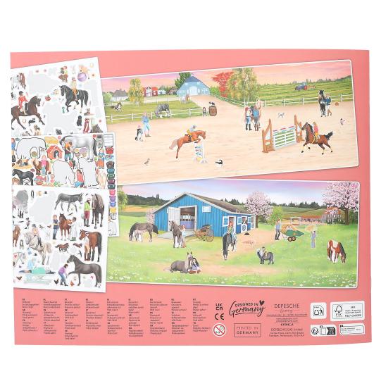 Create Your Happy Horses - Colouring Book