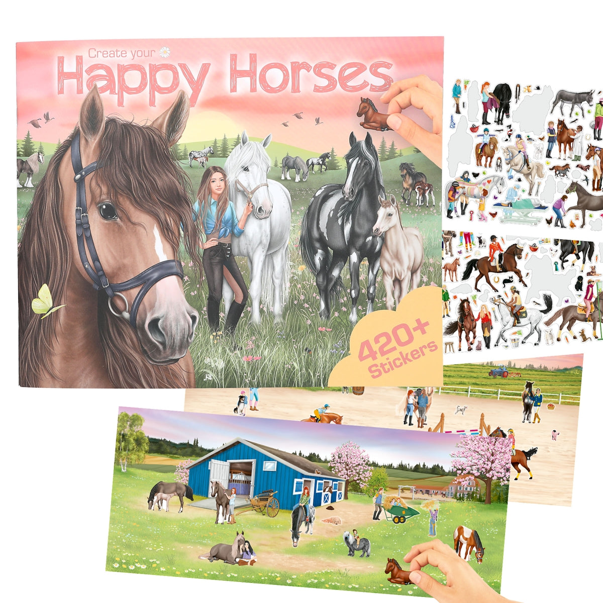 Create Your Happy Horses - Colouring Book