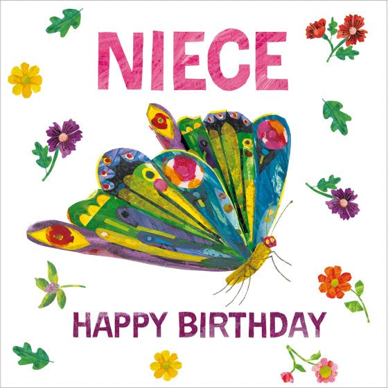 Niece -Eric Carle Birthday card