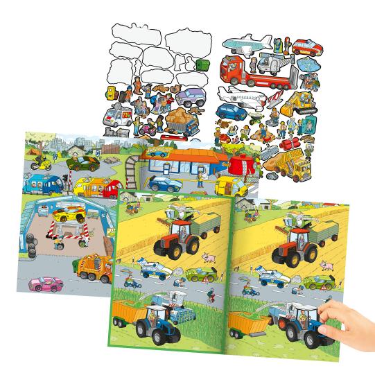 Create your own Action World - Sticker Book