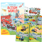 Create your own Action World - Sticker Book