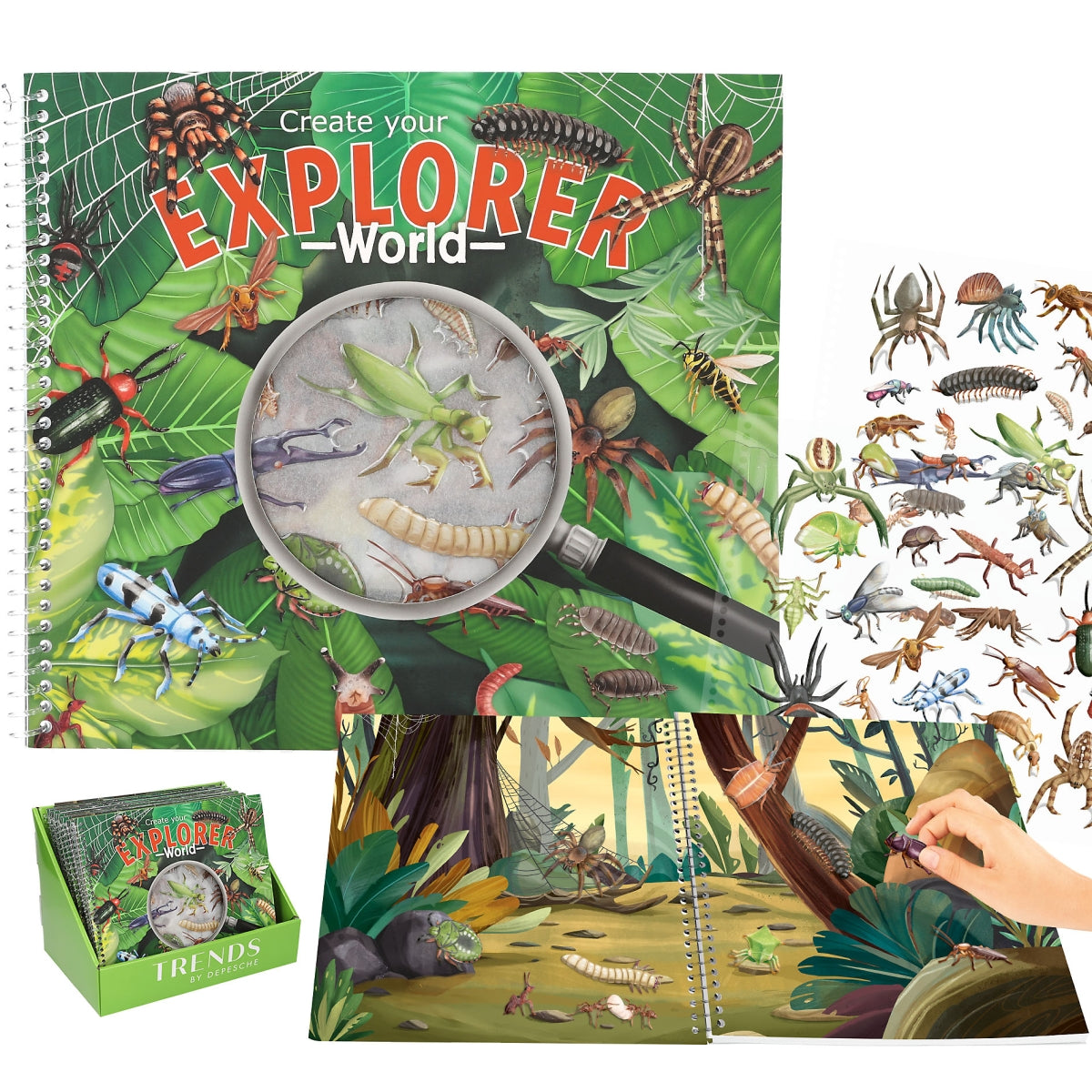 Explorer Insect World - Sticker Book